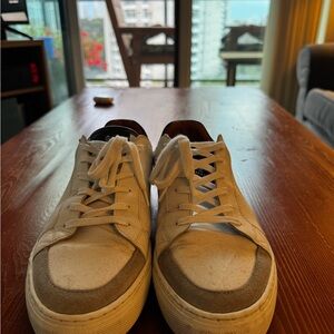 Fairfax and Favor Men's White and Gray Sneakers